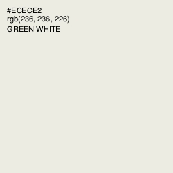 #ECECE2 - Green White Color Image